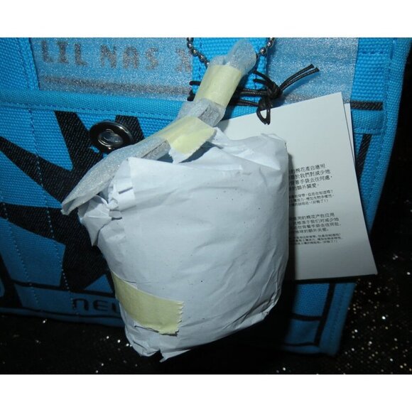 Coach X The Lil NAS X Collab Drop Tote  Bag 26 Limited Edition Blue Crossbody - Picture 6 of 10